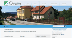 Desktop Screenshot of okrouhla.cz